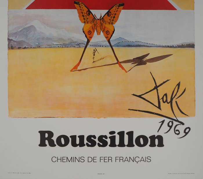 Salvador Dali (1904-1989) - France : Roussillon (grand modèle)