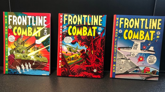 Frontline Combat #1-3 + box - 3 Comic collection - Første udgave/genoptryk - 1982