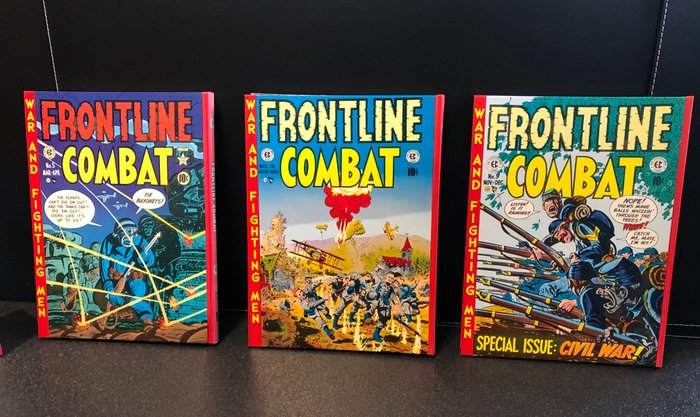 Frontline Combat #1-3 + box - 3 Comic collection - Første udgave/genoptryk - 1982