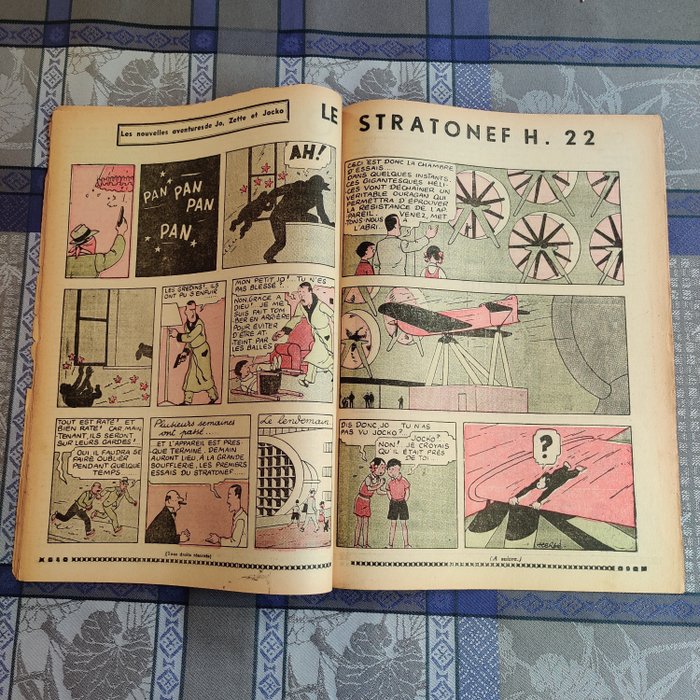 Le Petit Vingtième 13 octobre 1938  + 6 juillet 1939 - Tintin en Syldavie - 2 Tal - Første udgave