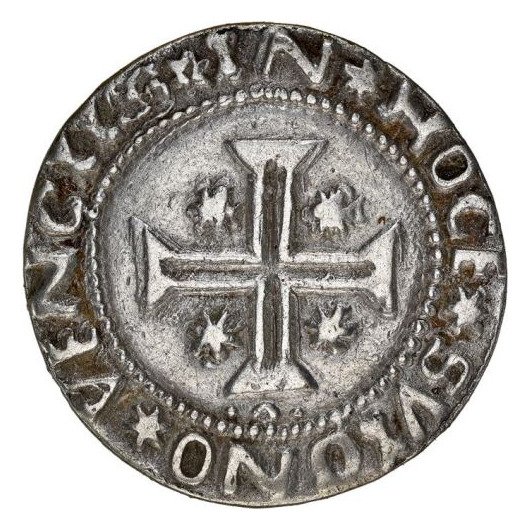 Portugal. Manuel I (1495-1521). Tostão (100 Reais) - P V - Porto GVIИE/VEИCIIES - Rara