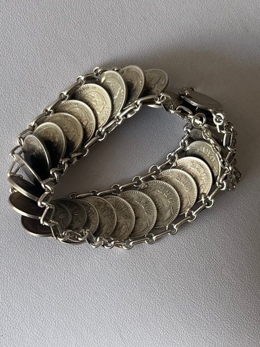 Ingen mindstepris - Armring Sølv - Vintage antik armbånd