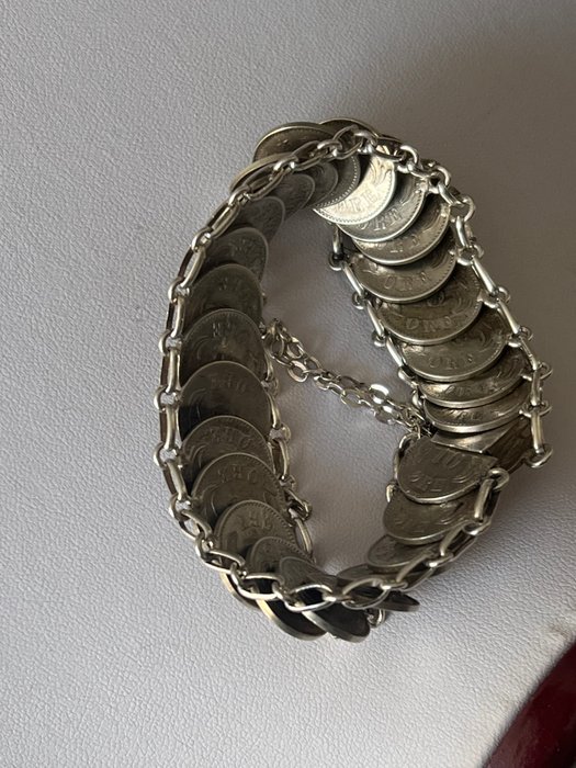 Ingen mindstepris - Armring Sølv - Vintage antik armbånd