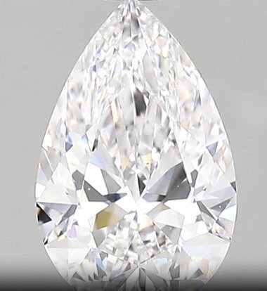 1 pcs Diamant  (Natur)  - 110 ct - Pære - D (farveløs) - VS1 - Gemological Institute of America (GIA)