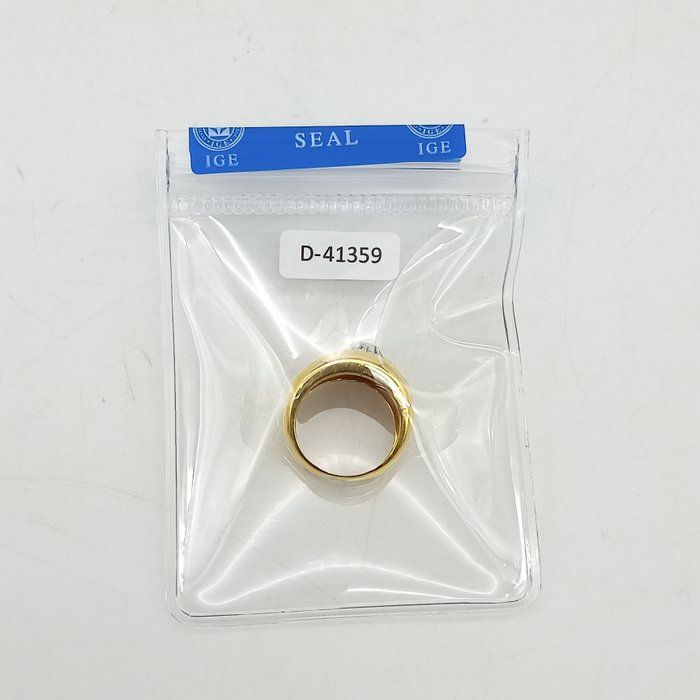 Ring - 18 kraat Hvidguld Diamant (Natur)