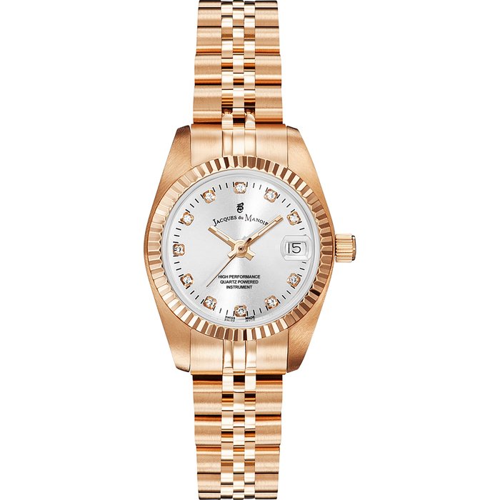 Jacques Du Manoir - NRO.16 Inspiration Rose Gold Watch - Brand New - Ingen mindstepris - NRO.16 - Kvinder - 2011-nu