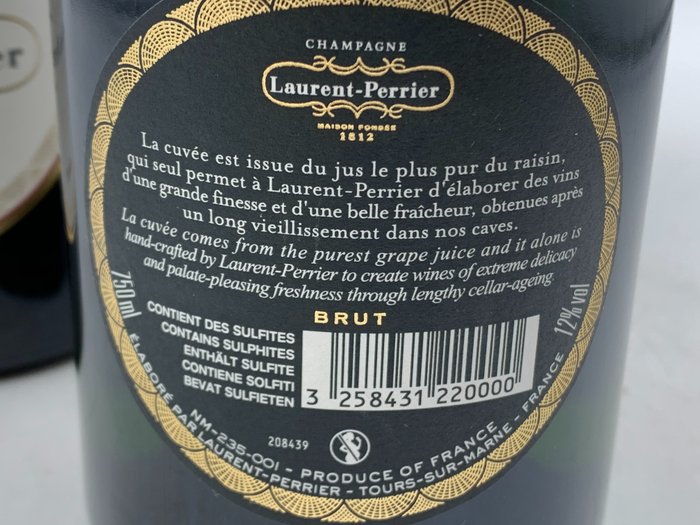 Laurent-Perrier, La Cuvée Brut - Champagne - 6 Flasker (0,75 L)