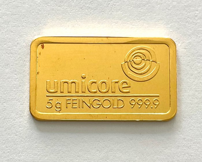 5 gram - Guld 999 - Umicore