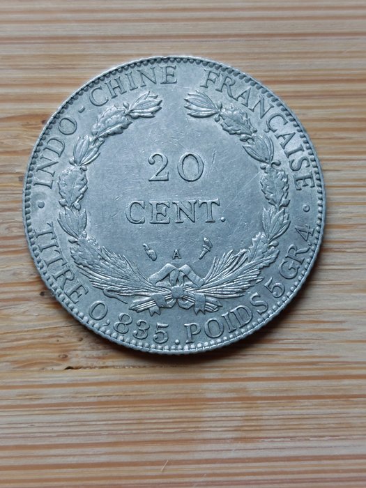 Fransk Indokina. 20 Cents 1899A  (Ingen mindstepris)