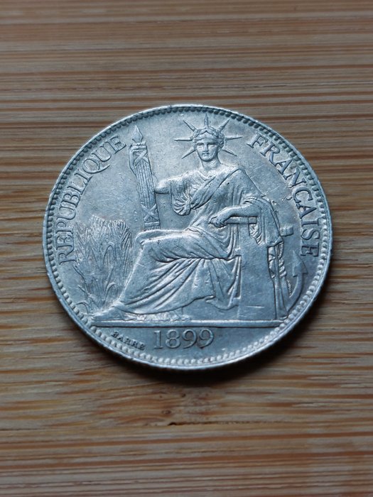 Fransk Indokina. 20 Cents 1899A  (Ingen mindstepris)