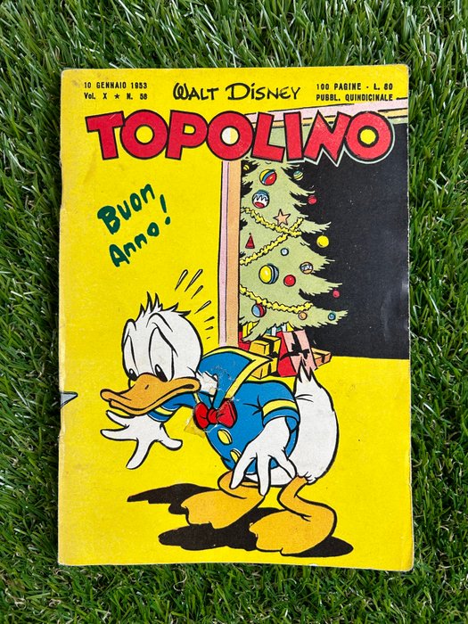 Topolino libretto nn 51, 58, 77, 85 - con bollino - 4 Album - Første udgave - 1952/1954