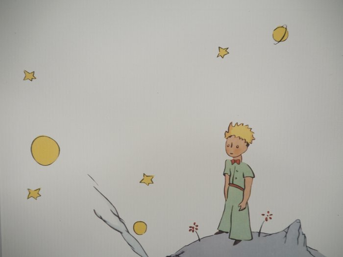 Antoine de Saint-Exupéry (1900-1944) - Le petit prince sur l'astéroïde