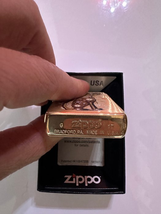 Zippo - Lighter - Jern (støbt/smeltet)