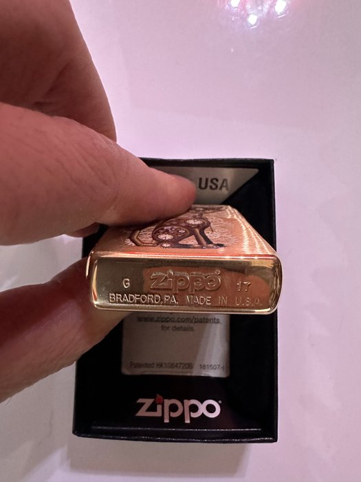 Zippo - Lighter - Jern (støbt/smeltet)