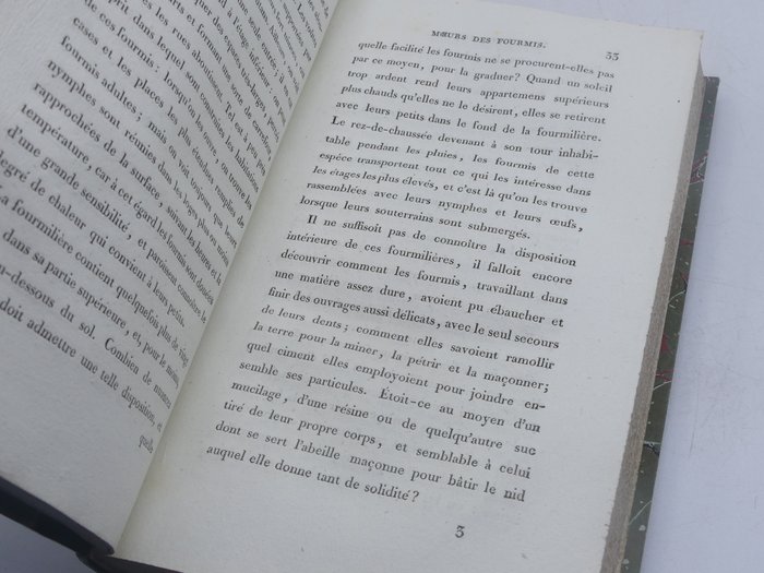 Huber - Recherches sur les moeurs des fourmis indigènes - 1810