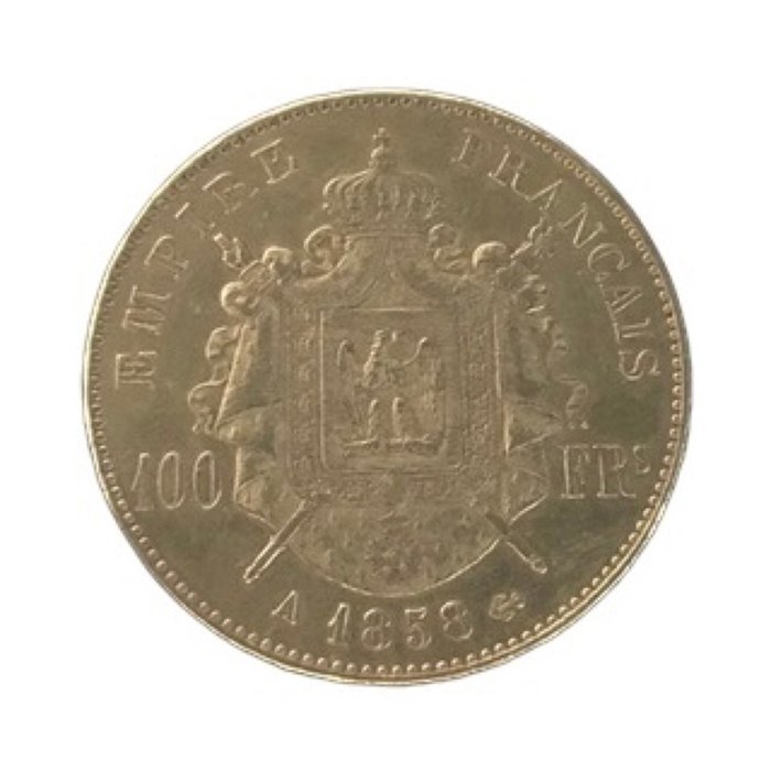 Frankrig Napoléon III (1852-1870) 100 Francs 1858-A Paris