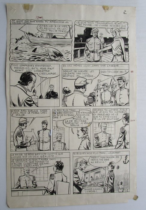 Attanasio, Dino - 1 Original page - Diego Cam - 1955