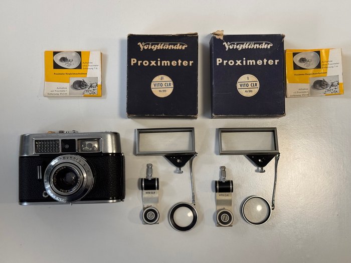 Voigtländer Vito CLR with Proximeter I and II - rare set! | Rangefinder søgerkamera  (Ingen mindstepris)