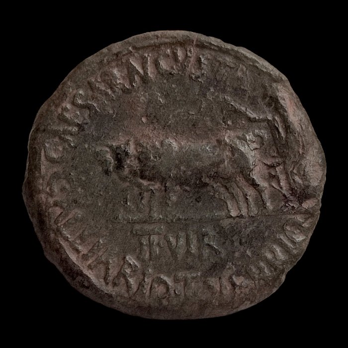 Romarriket Tiberius (AD 14-37) As CALAGURRIS Calahorra (La Rioja)