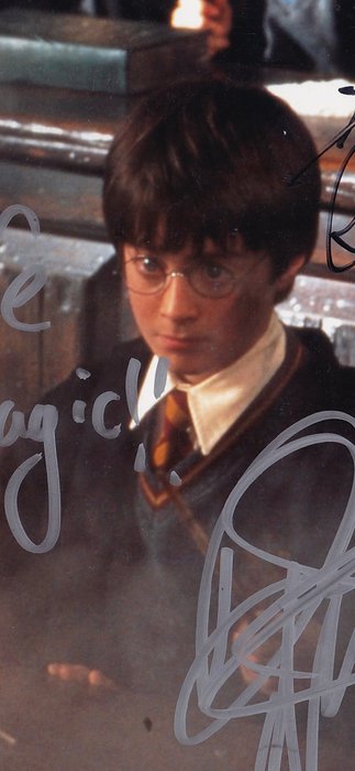 Harry Potter - Signed by Daniel Radcliffe (Harry) and Devon Murray (Seamus)