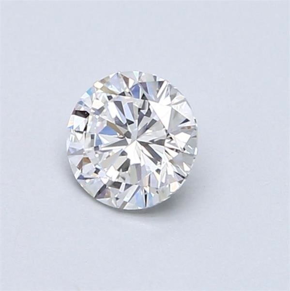 1 pcs Diamant  (Natur)  - 0.50 ct - Rund - D (farveløs) - VVS2 - Gemological Institute of America (GIA)