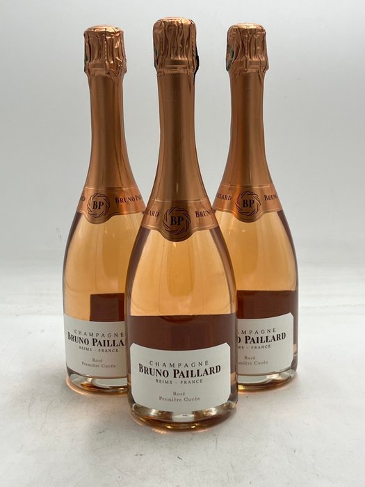 Bruno Paillard, Extra Brut "Première Cuvée" - Champagne Rosé - 3 Flasker (0,75 L)