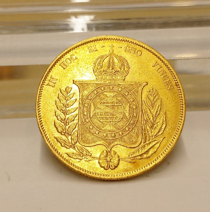 Brasilien Pedro II 1831-1889 20000 Reis Gold 1867