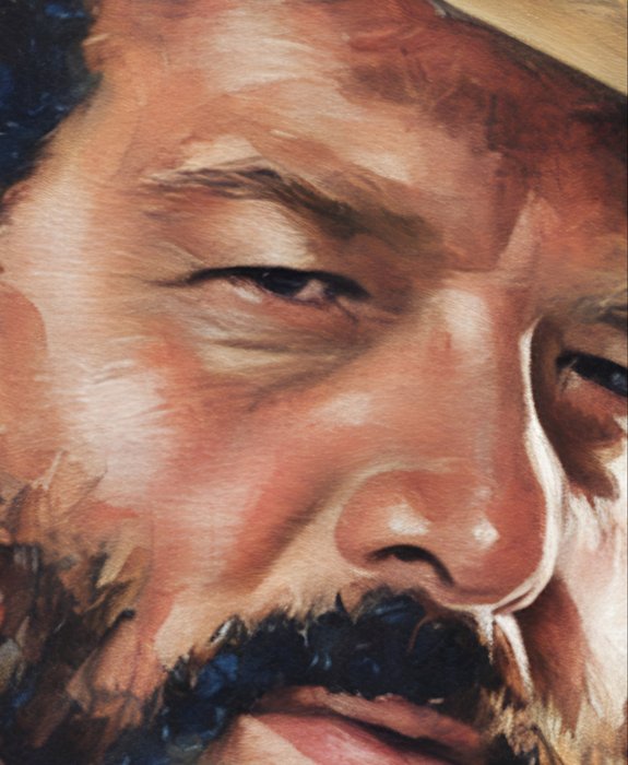 Bud spencer - Bud spencer   - by Raffaele De Leo - Giclèe Fine art 3/30