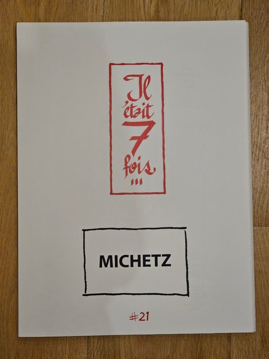 Michetz - Il était 7 fois N°21 + dédicace - B - 1 Portefølje - Begrænset udgave