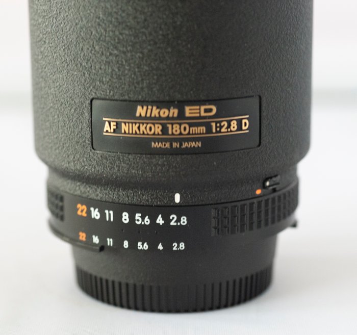 Nikon 180 mm AFD IF Prime objektiv