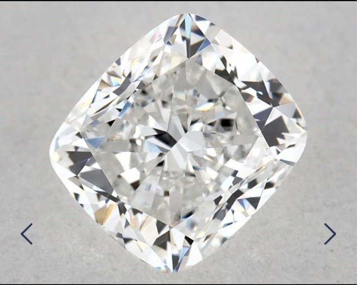 1 pcs Diamant  (Natur)  - 1.01 ct - Pude - F - VVS2 - Gemological Institute of America (GIA)