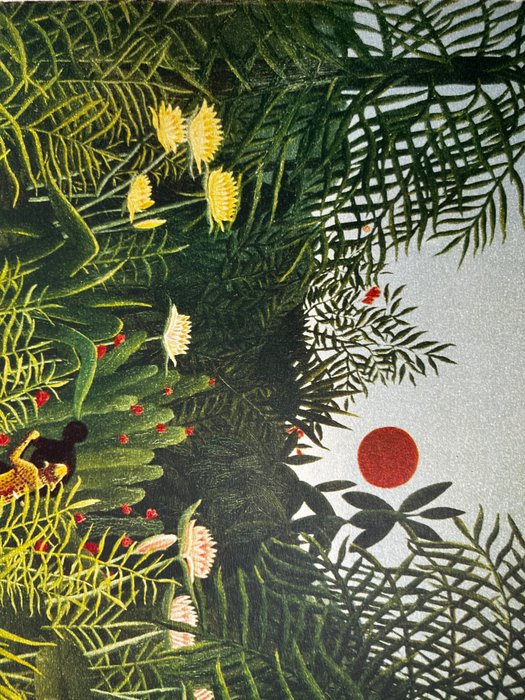 Henri Rousseau (1844-1910) - Paysage de forêt vierge