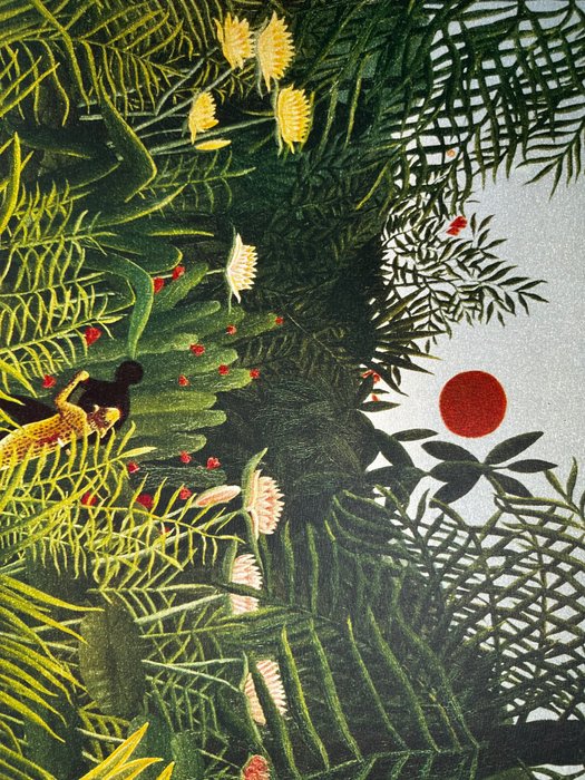 Henri Rousseau (1844-1910) - Paysage de forêt vierge