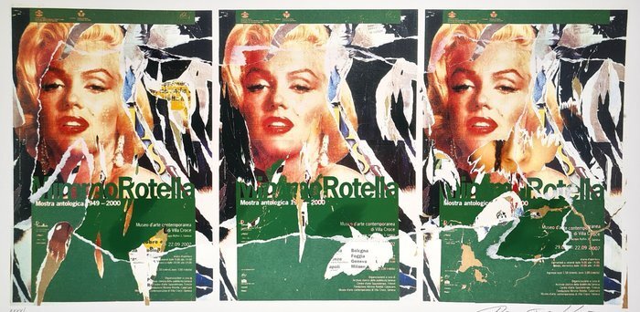 Mimmo Rotella (1918-2006) - Omaggio a Marilyn