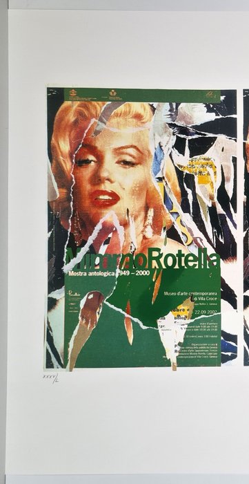 Mimmo Rotella (1918-2006) - Omaggio a Marilyn