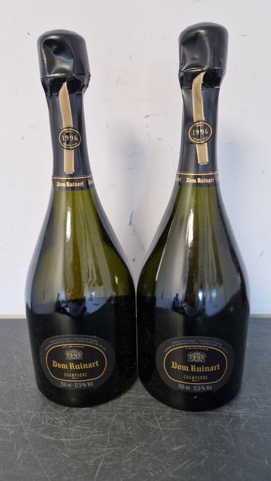 1996 Ruinart, Dom Ruinart - Champagne Brut - 2 Flasker (0,75 L)