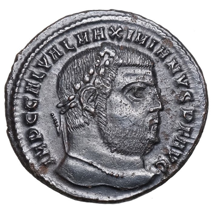 Romarriket Galerius (AD 305-311) Follis Nicomedia GENIUS mit Füllhorn  (Ingen mindstepris)