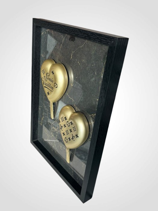 AmsterdamArts - Louis Vuitton Heart popsicles , 3D wall Art