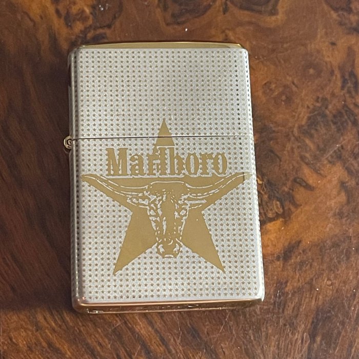 Zippo - Marlboro - Lommelighter - Messing, Stål (rustfrit)