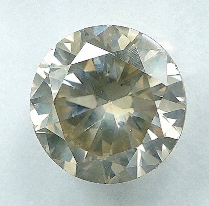 1 pcs Diamant  (Naturfarvet)  - 1.00 ct - Fancy light Brunlig Gul - SI2 - International Gemological Institute (IGI)