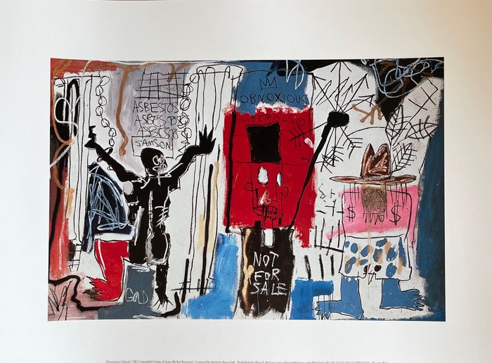 Jean-Michel Basquiat - (after) Obnoxious Liberals, 1982, Copyright Estate of Jean-Michel Basquiat, Licensed by