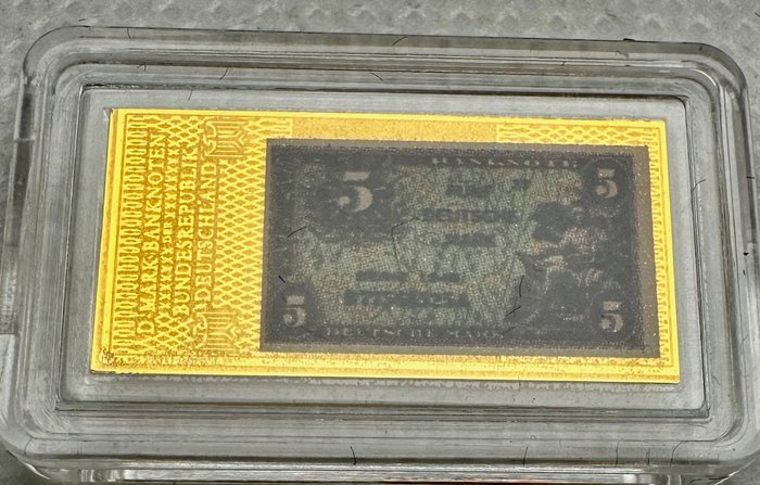 Tyskland Gold Bar Billetes  BRD ND 1/500 Oz oro (9999)  (Ingen mindstepris)