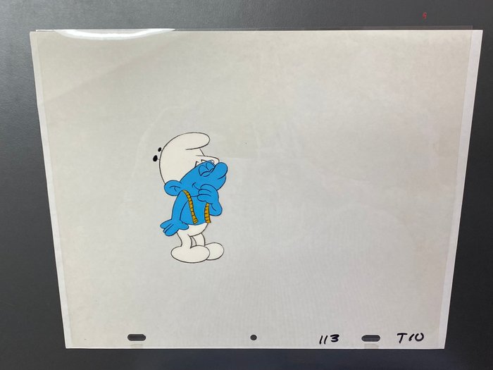 The Smurfs 1981 - 1 Original Animation Cel