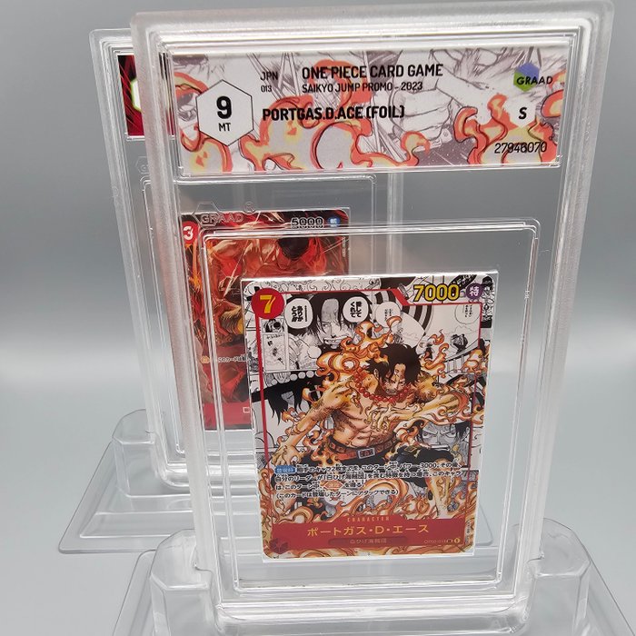 Zoro  Ace {Promo} - 2 Graded card - Graad 9