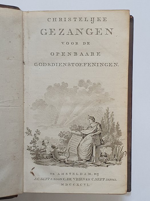 Doopsgezind - Johan Couwenhoven - Christelijke gezangen voor de openbare Godsdienstoeffeningen - 1796