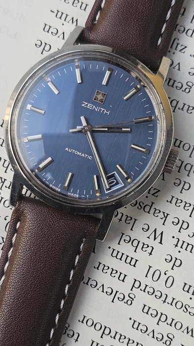 Zenith - 2572PC Blue Dial - Ingen mindstepris - Mænd - 1970-1979