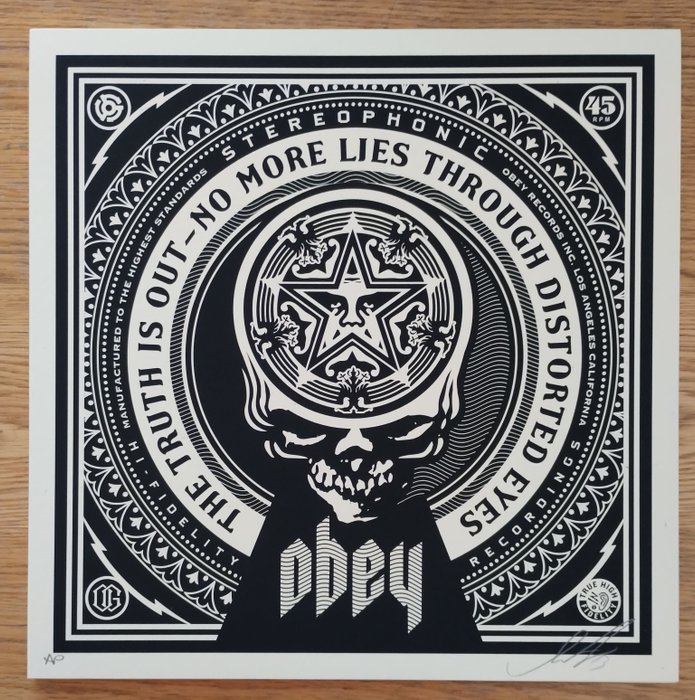 Shepard Fairey (OBEY) (1970) - No More Lies (artist proof)