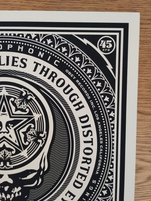 Shepard Fairey (OBEY) (1970) - No More Lies (artist proof)