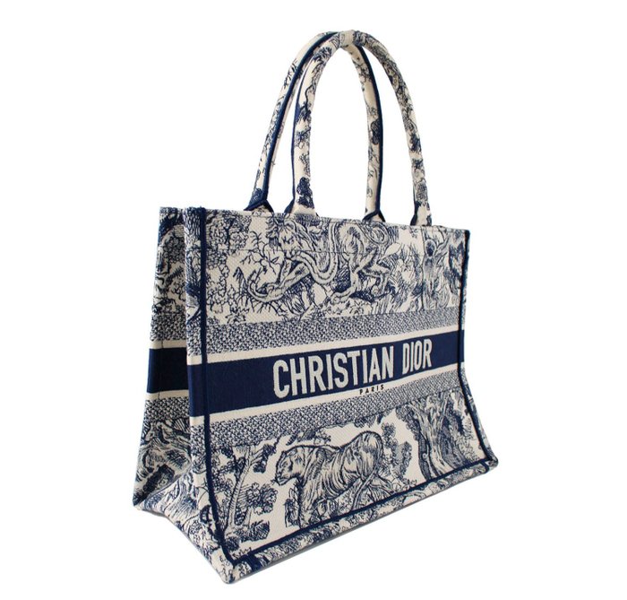 Christian Dior - Book Tote Toile de Jouy - Håndtaske