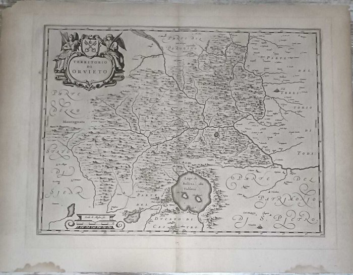 Italien - Europa/Italien/Umbria/Lazio; BLAEU Johannis - Territorio di Orvieto - 1661-1680